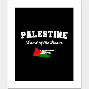 Palestine Land of the Brave Posters and Art